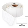Selbstklebend Haushaltsetiketten 1000 Stück Größe 6 * 3cm Datum Etiketten