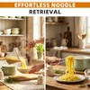 2 Pack Pasta Strainer Baskets with Wooden Handles & Cooking