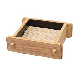 J-kitchens Soba Soba, Zaru Soba, Igita Seiro (No Bottom Plate), Shiraki, Crack Resistant, Resin, 6.6 x 5.9 x 2.1 inches (16.7 x 15 x 5.3 cm), Made in Japan