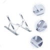 Operitacx Adjustable Aluminum Laptop Stand Foldable Portable Riser with Stable
