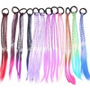 Bunte Haare zum Einflechten, 12 Stück Bunte Haarsträhnen Kinder Haarsträhnen