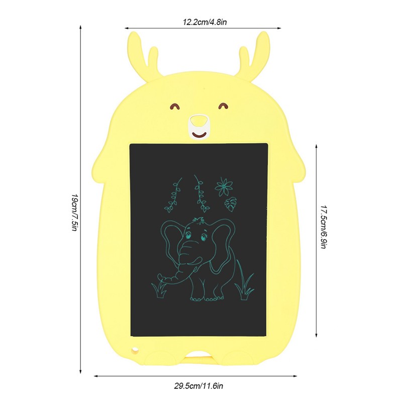 LCD Writing Tablet Children's Cartoon Electronic Writing Board Scrapable Graffiti