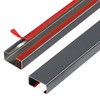 Stainless Steel Management Raceway of Cables, 3-Pack 39.37in Metal Cable