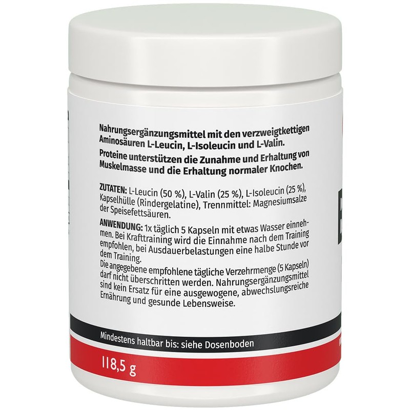 Megamax BCAA 1000 mg dietary supplement with BCAA PZN 14132113