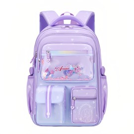 VIDOSCLA Kawaii Kids Girls Backpack Elementary Students BookBag School Bag