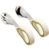 Baby Spoon and Fork Set - 2-Piece Toddler Cutlery for