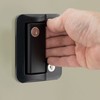 RecPro Black RV Camper Trailer Motorhome Paddle Entry Door Lock