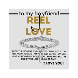 72ore Gifts for Boyfriend Bracelet Mens Silver Bracelet Cross Pendant Protection Bracelets for Men Birthday Jewelry Gifts for Him My Man