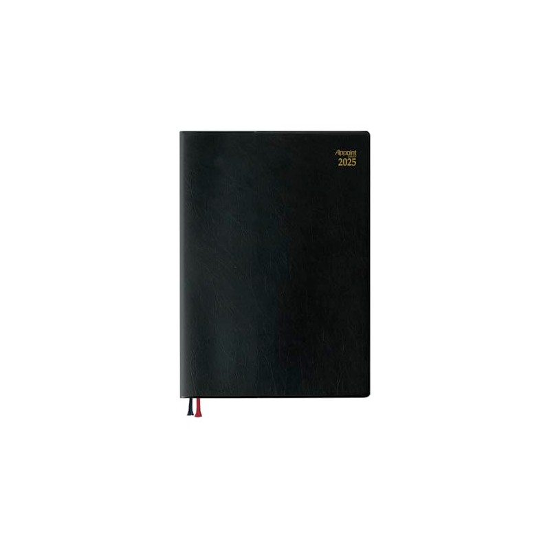 Daigo E1339 2025 Appointment Weekly B5 Planner, 1 Week, Black,