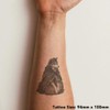 Large 'Grandma Wolf' Temporary Tattoo (TO00074499)