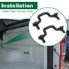 Jetuplusllc Pair Rear Bed Tie Down Hooks with Bolts Compatible