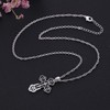 TEAMER Cross Necklace Russian Orthodox Crucifix Eastern Church Necklace Religious