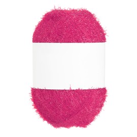 PATIKIL 218 Yards Scrubbie Yarn, Sparkle Yarn Polyester Scrubbie Sparkle Red Heart Glass for Dishcloths Crocheting Knitting DIY Crafts Blanket Rug Sweater Scarf Hats, Orange Red