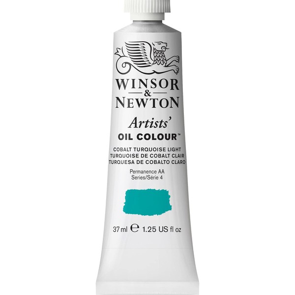 Winsor & Newton 8840355 Artists' Oil Paint, Cobalt Turquoise Light,