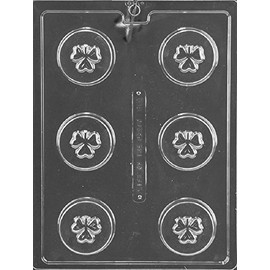 Grandmama's Goodies P030 Shamrock Cookie Chocolate Candy Soap Mold with Exclusive Molding Instructions
