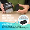 ExcelMark Self-Inking DIY Custom Rubber Stamp Kit - Personalized Stamper