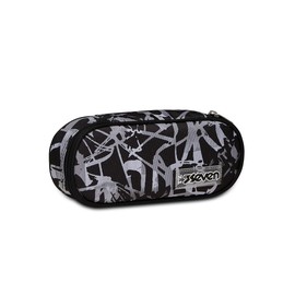 Pen Holder School Seven Round Plus with Elastic Pen Holder Freestink Boy Grey