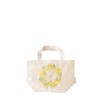 Embroidered Mini Tote Bag Mimosa Yellow Lunch Tote Lunch Box