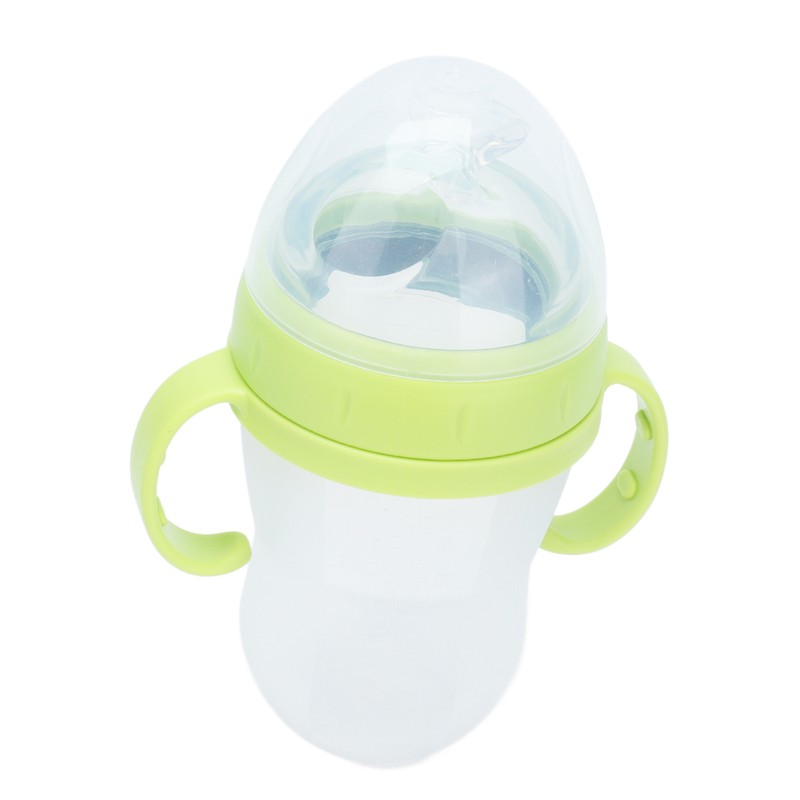 Baby Cereal Bottle Silicone Unisex Baby Squeeze Cereal Feeding Flow
