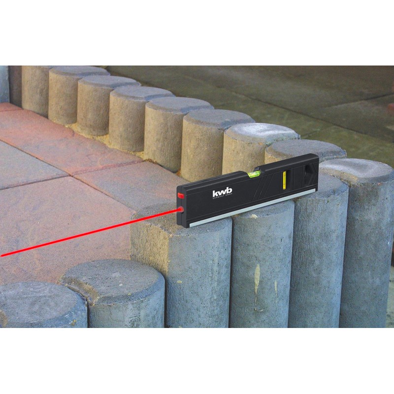 kwb Torpedo 270 mm Laser Spirit Level with Vertical and