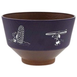 Marimo Craft SPZ-3861 Snoopy Soup Bowl, Indigo, Approx. Φ4.3 x H2.8 inches (110 x 71 mm)