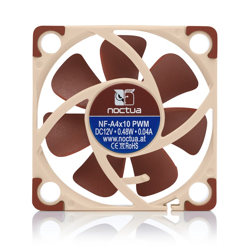 Noctua NF-A4x10 PWM, Premium Quiet Fan, 4-Pin (40x10mm, Brown)