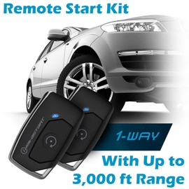 iDataStart Remote Starter KIT for Select Lexus/Toyota Vehicles with Push-to-Start Ignition 2010+ w/3000ft Range (1-Way, 1-Button, 2-Remotes)