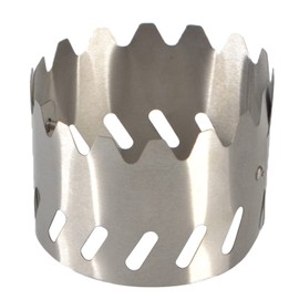 CHAKAE Stove Windshield Stainless Steel Camping Alcohol Stove Windshield Screen Wind-proof Plate Ultralight Alcohol Stove Rack