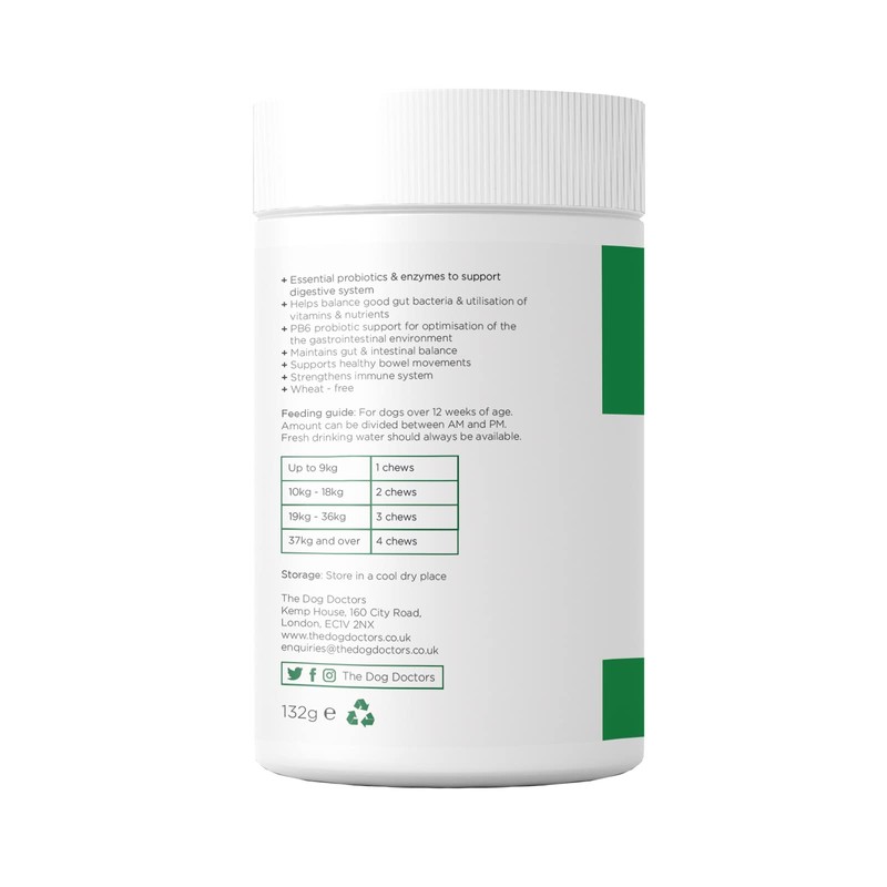 The Dog Doctors Advanced Probiotic Soft Chews | Supports Healthy