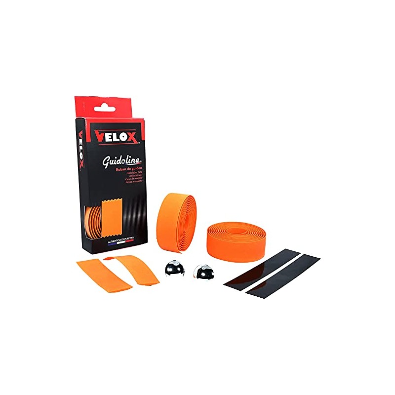 Velox Maxi Cork Handlebar Tape, One Size, Orange