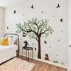 Large Tree Wall Stickers Famliy Trees Wall Decals with Green