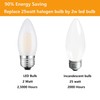 E26 Candelabra Light Bulbs Frosted Chandelier Light Bulbs 25watt Equivalent