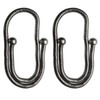 KXLife Curtain Tiebacks Clips, Decorative Drapes Holdbacks, Handmade Metal Rope