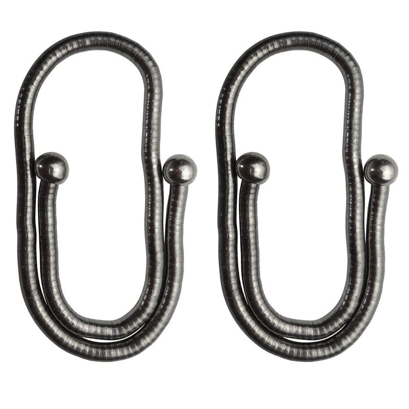 KXLife Curtain Tiebacks Clips, Decorative Drapes Holdbacks, Handmade Metal Rope