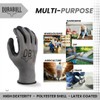Durabull Latex Coated Work Gloves - Heavy Duty Protective Gloves