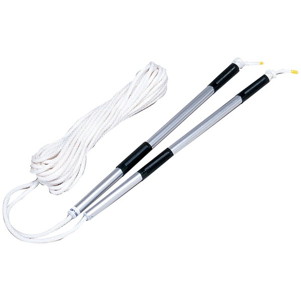TOEI LIGHT ST15 B2381 Jump Rope for Groups, Length 49.2 ft (15 m), Easy to Rotate, Aluminum Grip, Storage Case Included