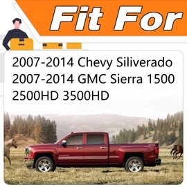 Backup Camera for 2007-2013 Chevy Silverado for 2007-2013 GMC Sierra 1500 2500 3500 HD,Rear View Camera,Tailgate Handle,170° Viewing Angle Replace# 22755305.