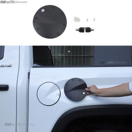 CSKT2022 Aluminum Fuel Tank Door Cap Lid Gas Filler Locking Fits Toyota Tundra 2022-2025