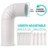 Jin&Bao Air Conditioner Vent Hose, Portable Exhaust Duct with 5.9’’