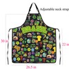 FUSTMW Brazil Apron with Pockets for Chef Kitchen Apron Gifts