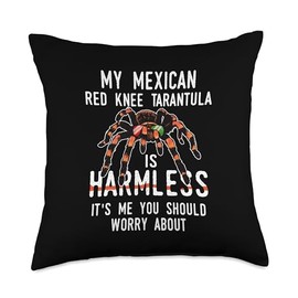 Spider Lover Arachnid Cobweb Terrarium Tarantula Throw Pillow