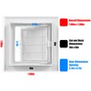 Teqooza 6x6 inch Plastic Access Panel for Drywall Ceiling Reinforced