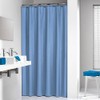 Sealskin Granada Shower Curtain, PEVA, Blue, 120 x 200 cm