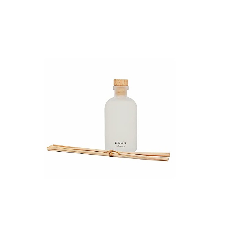 Lifetherapy Grounded Reed Diffuser | Home Fragrance Diffuser | Heliotrope,