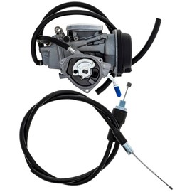 NICHE Carburetor Throttle Cable Kit for Honda Raptor 350 YFM350R 5YT-14901-10-00 5YT-26311-00-00 5YT-26311-10-00