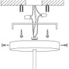 KCO Lighting 4.7" Round Canopy Kit Brass Modern Chandelier Ceiling
