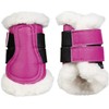 HKM Comfort Gaiters & Bell Boots B3101 Cranberry Shetty