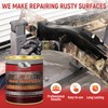 YUQUS Metal Anti-Rust Paint Black, High Gloss 32 Fl oz,
