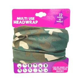HER Camo 12 Ways Bandana Headband Scarf
