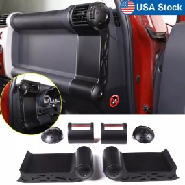 e-power-auto-Trim Matte Black Side Air Vent Outlet Cover Kit Fit for Toyot-a FJ Cruiser 2007-2021